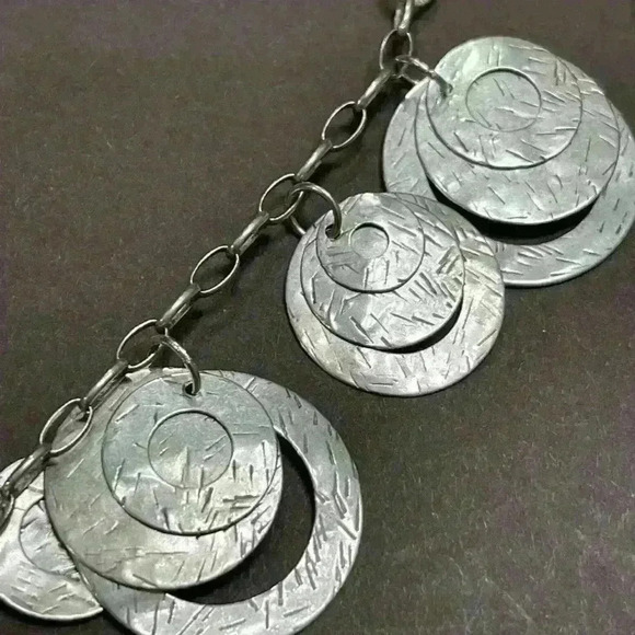 Silpada Jewelry - Silpada Vintage Sterling Silver Disc Necklace